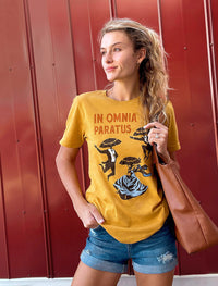 In Omnia Paratus Shirt - Vintage Graphic Tee