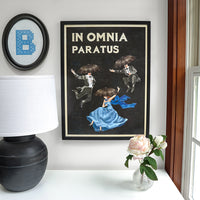 In Omnia Paratus Poster (Dark) - Black Tie Collection - Limited First Run Edition with Secret Art Revealed Only Under UV Light