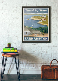 Farhampton Retro Travel Poster Inspired by How I Met Your Mother