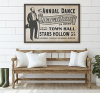Stars Hollow Dance Marathon Poster - Heritage Series