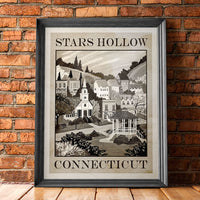 Stars Hollow Travel Poster - Heritage Edition