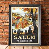 Salem Massachusetts Travel Poster