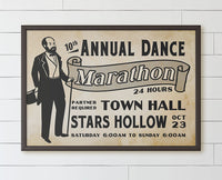 Stars Hollow Dance Marathon Poster - Heritage Series