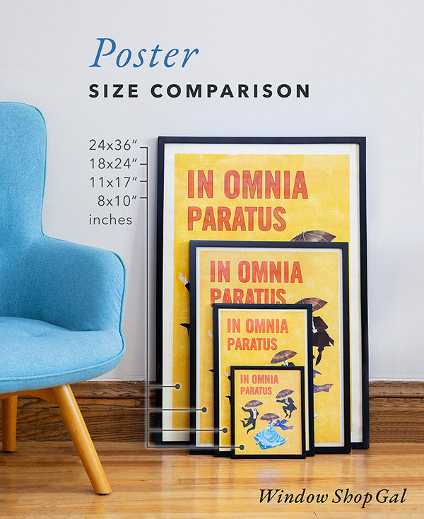 Poster Size Guide– WindowShopGal