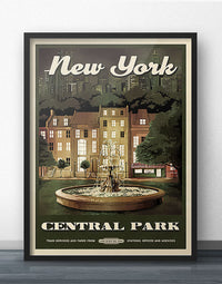 "I'll Be There For You" New York Fountain Poster