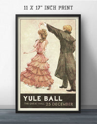 Yule Ball Poster (Pink Dress)