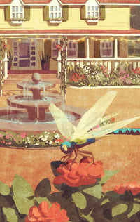 Dragonfly Inn Vintage Poster