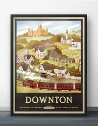 Downton Travel Poster