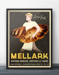 Mellark Bakery Vintage Poster