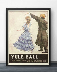 Yule Ball Poster (Blue Dress)