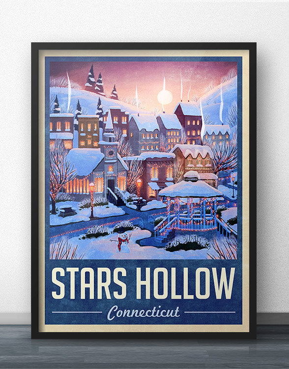 Hollow Winter Travel Poster– WindowShopGal