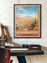 "99.1% Pure" RV Travel Poster of Albuquerque